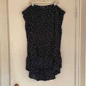 Ava & Viv Blue with White Dot Skirt